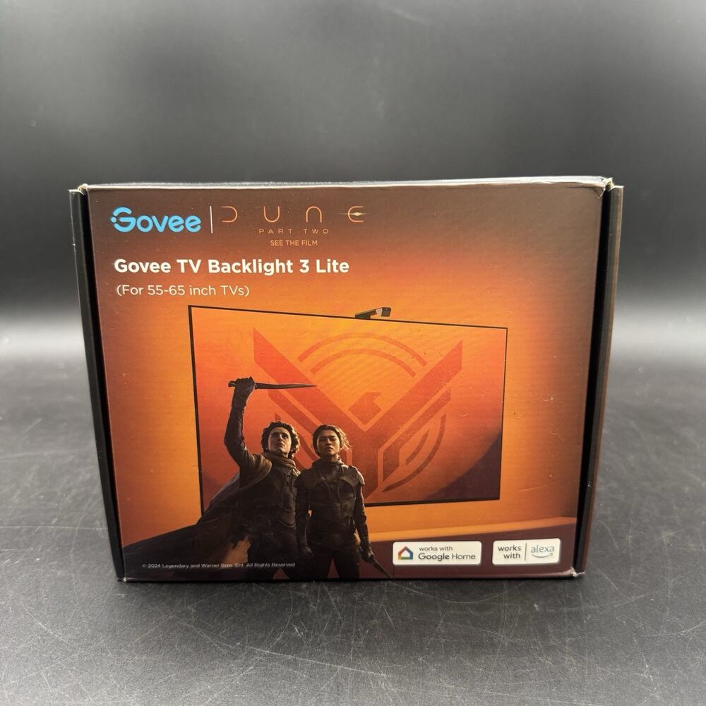 NEW Govee TV Backlight 3 Lite w/Fish-Eye Correction Function - Syncs to 55-65”